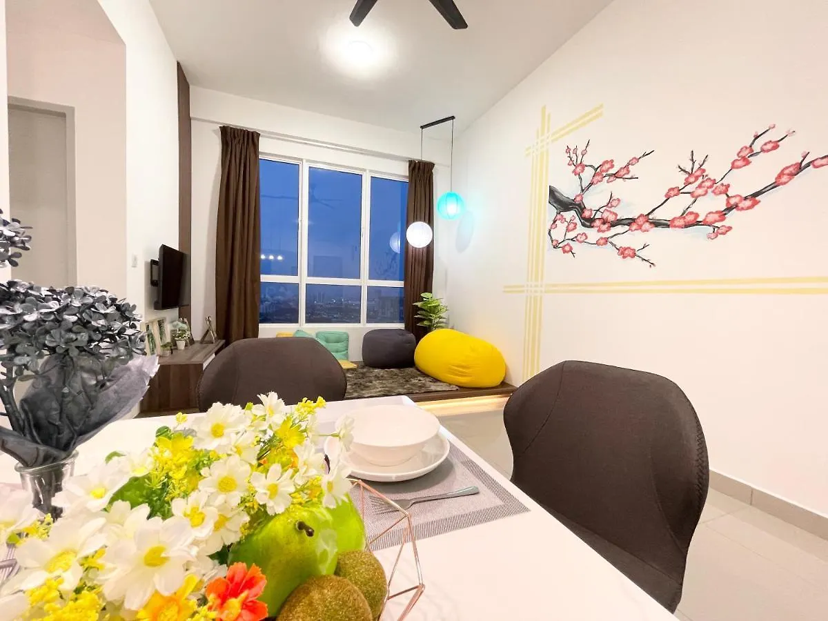 Amber 2B2B Cozy Apt Wi-Fi Tv Box Near Encore Melaka 0*, ملقا ماليزيا