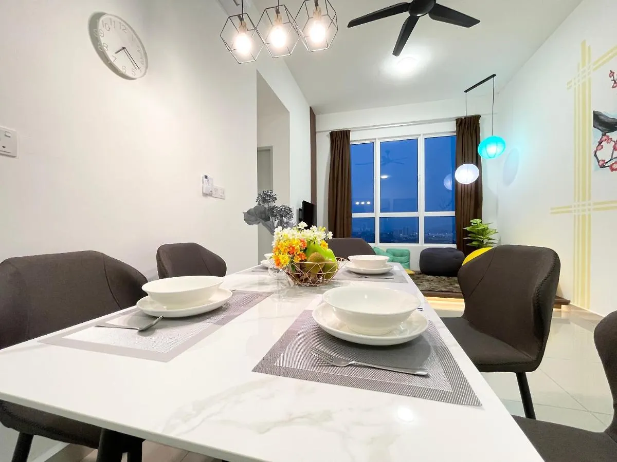 شقة Amber 2B2B Cozy Apt Wi-Fi Tv Box Near Encore Melaka