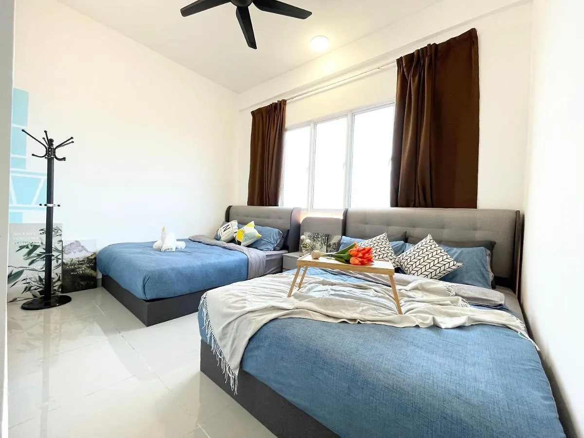 Amber 2B2B Cozy Apt Wi-Fi Tv Box Near Encore Melaka 0*, ملقا
