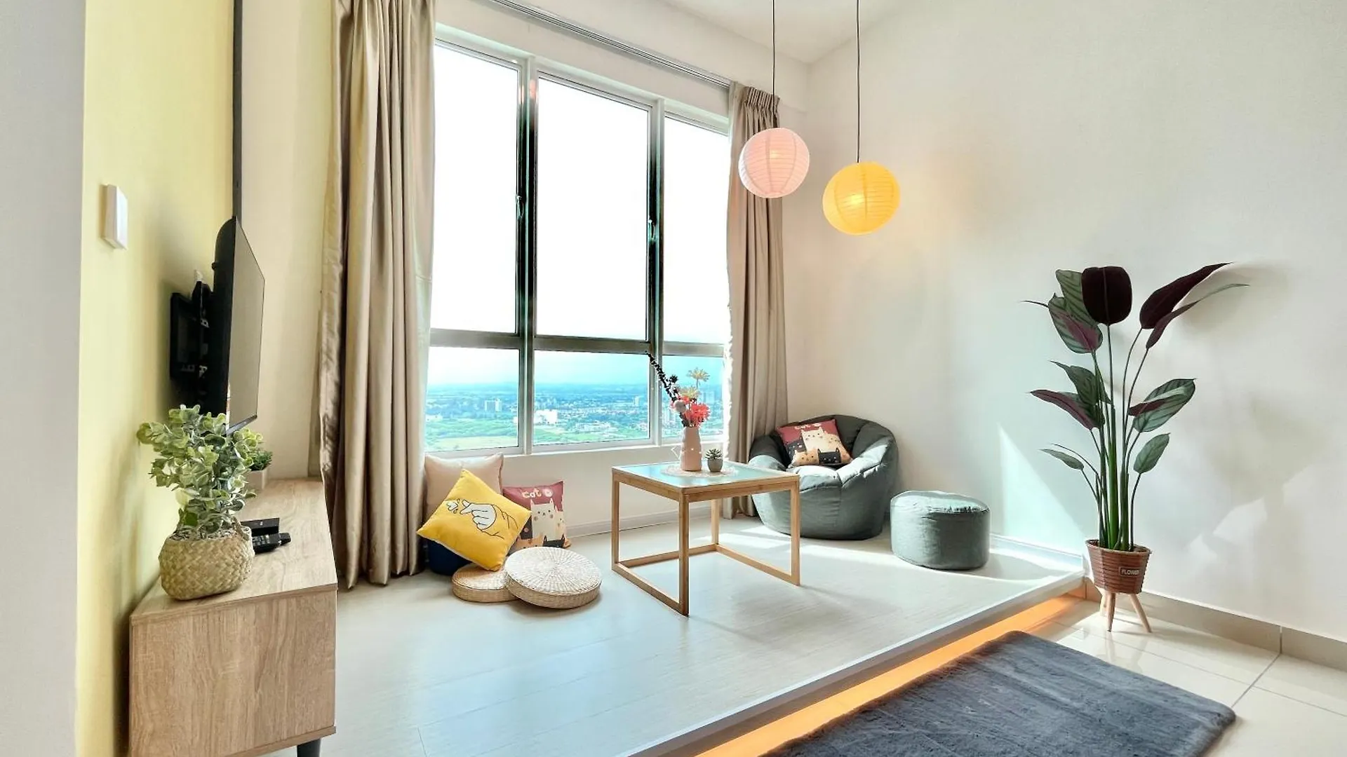 Amber 2B2B Cozy Apt Wi-Fi Tv Box Near Encore Melaka 0*, ملقا